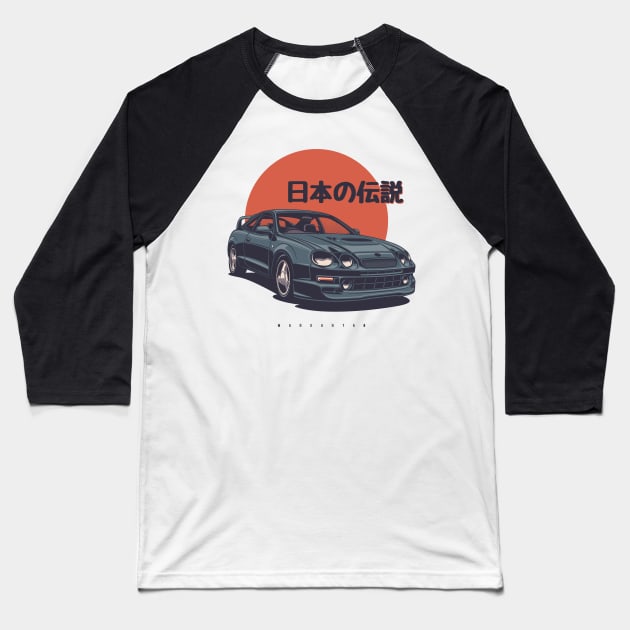 Celica GT Four Baseball T-Shirt by Markaryan